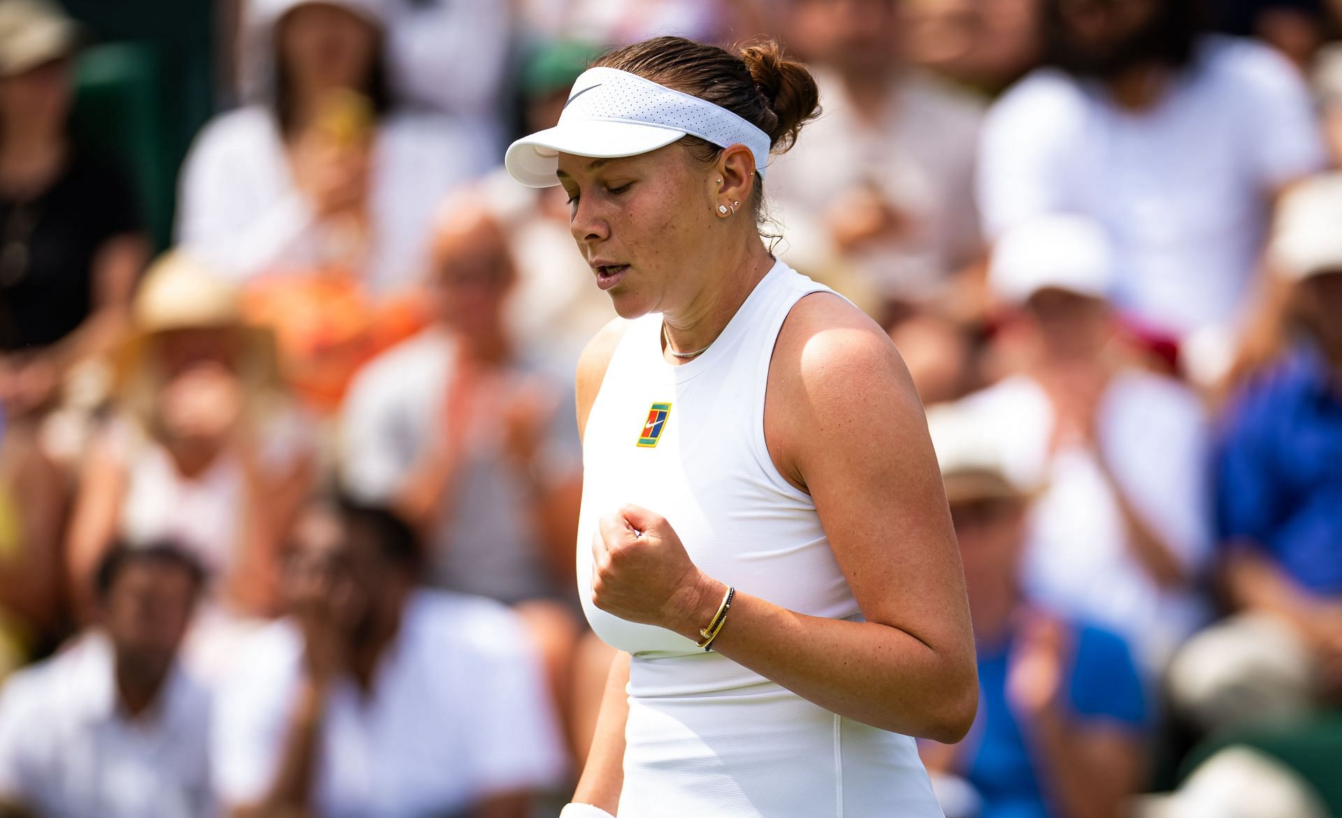 Amanda Anisimova at Wimbledon 2025. (Photo: Getty)